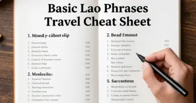 Learning Basic Lao Phrases: The Essential Traveler’s Cheat Sheet