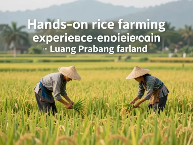 The Living Land Company in Luang Prabang: A Hands-On Rice Farming Experience for Travelers