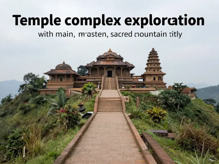 Exploring the Temple Complex: Main Structures, Sacred Mountain Path, and Must-See Highlights