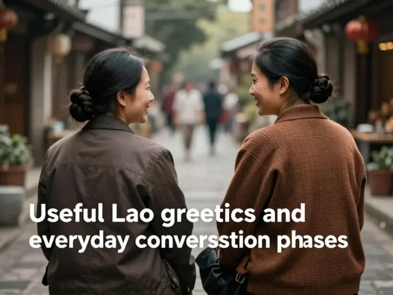 The Most Useful Lao Phrases for Greetings, Politeness, and Everyday Conversations
