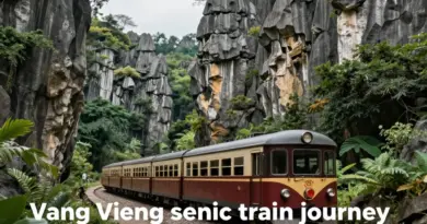How to Experience Vang Vieng: Scenic Train Views, Limestone Karsts, and Outdoor Adventures