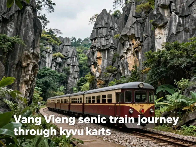 How to Experience Vang Vieng: Scenic Train Views, Limestone Karsts, and Outdoor Adventures