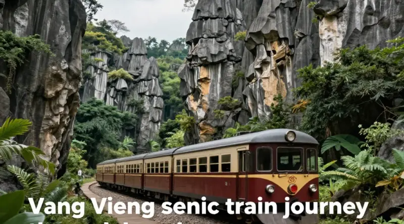 How to Experience Vang Vieng: Scenic Train Views, Limestone Karsts, and Outdoor Adventures