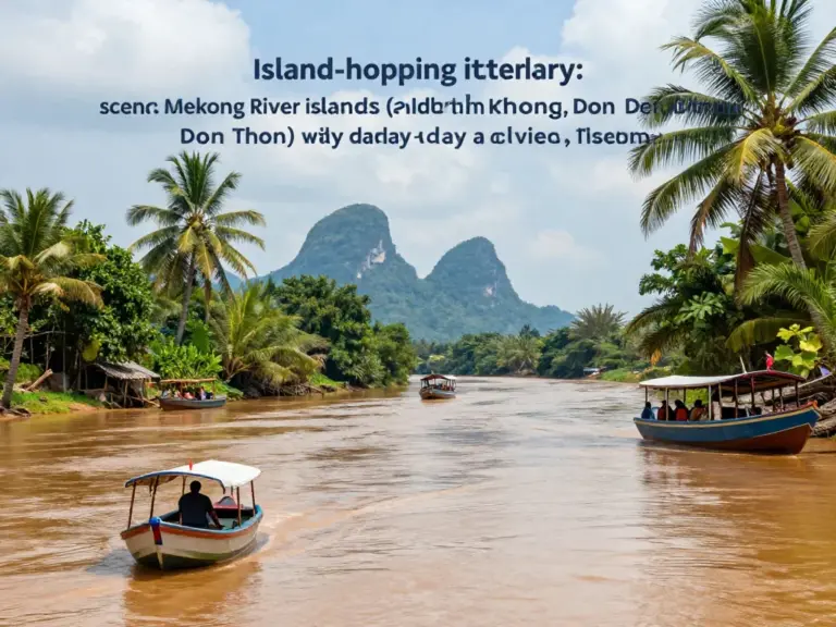 Island-Hopping Itineraries: Must-Visit Islands (Don Khong, Don Det, Don Khon) and Day-by-Day Plans