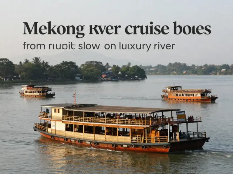Mekong River Cruises: From Slow Boats to Luxury Journeys