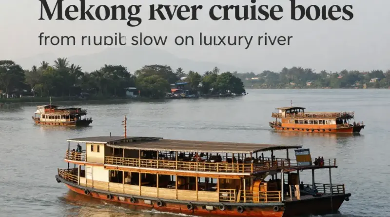 Mekong River Cruises: From Slow Boats to Luxury Journeys