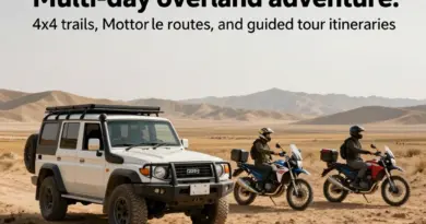 Planning Your Route and Transportation: Multi-day Itineraries, 4×4 Trails, Motorbike Tips, and Guided Tours