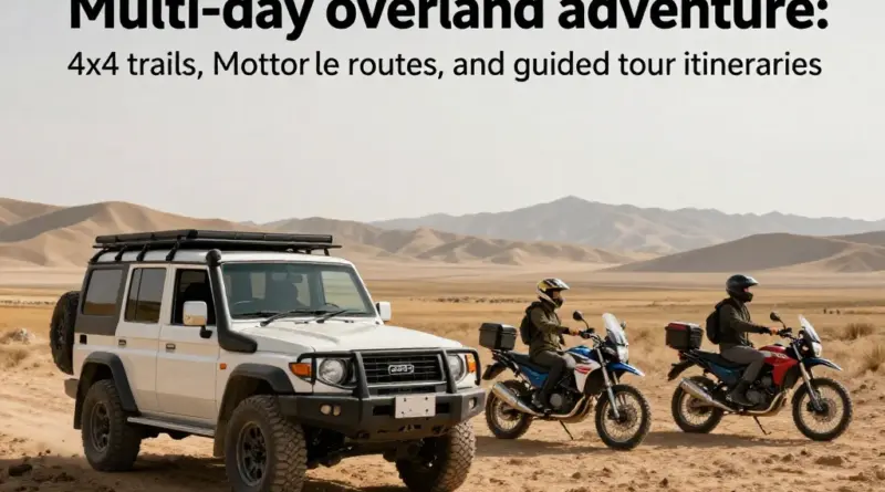 Planning Your Route and Transportation: Multi-day Itineraries, 4×4 Trails, Motorbike Tips, and Guided Tours