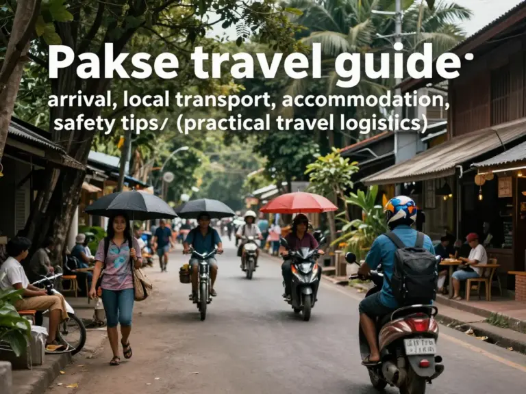 Practical Travel Tips for Pakse: Getting There, Local Transport, Accommodation, and Safety
