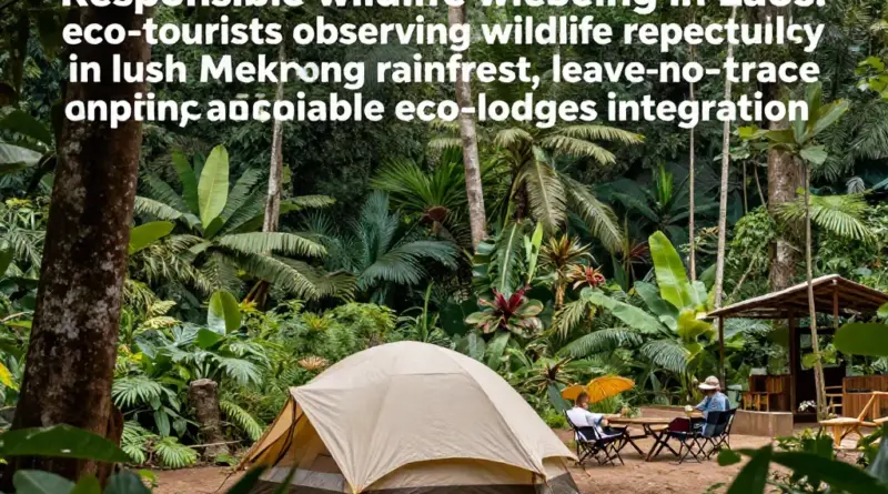 Protecting Laos’ Natural Ecosystems: Responsible Wildlife Viewing, Leave-No-Trace Principles, and Sustainable Accommodation Choices