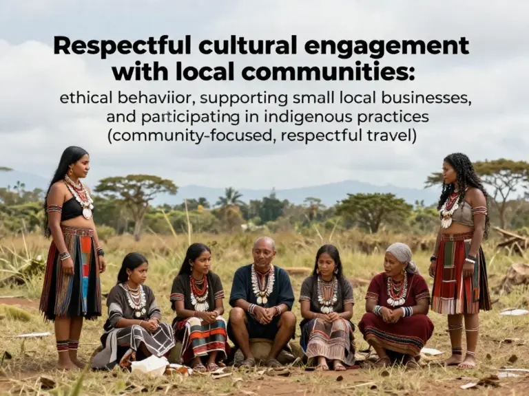 Respecting Local Communities and Culture: Ethical Behavior, Supporting Local Businesses, and Engaging with Indigenous Practices