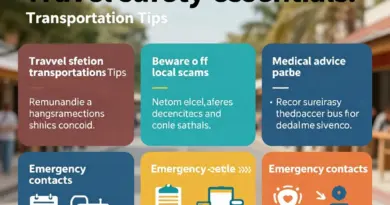 Staying Safe and Healthy: Transportation, Local Scams to Watch For, Medical Tips, and Emergency Contacts
