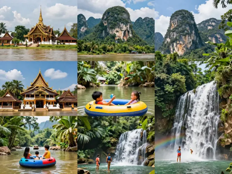Top Family-Friendly Destinations in Laos: Luang Prabang, Vang Vieng, and Southern Waterfalls for Children