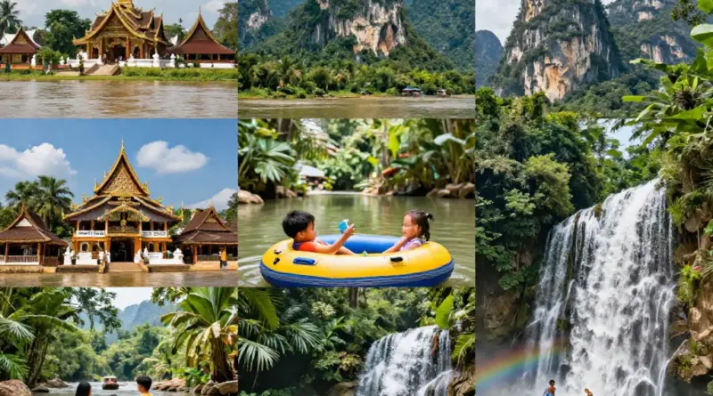 Top Family-Friendly Destinations in Laos: Luang Prabang, Vang Vieng, and Southern Waterfalls for Children