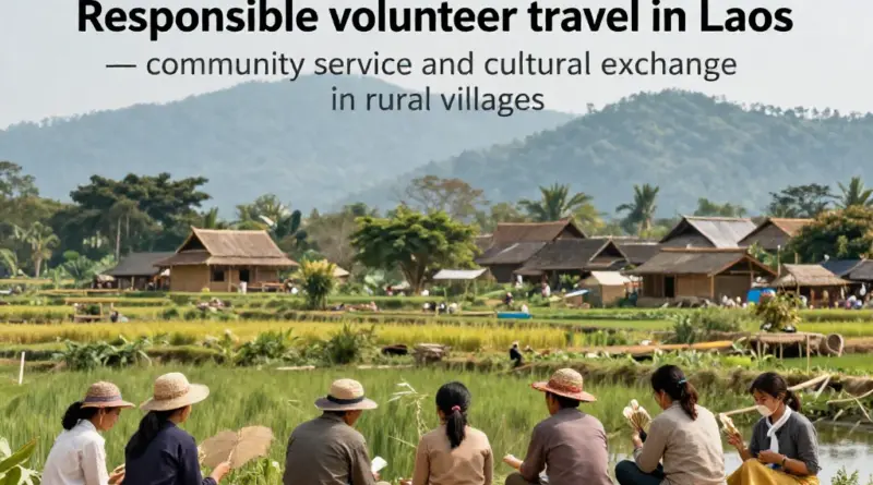 Volunteering Opportunities in Laos: How to Give Back Responsibly During Your Travels