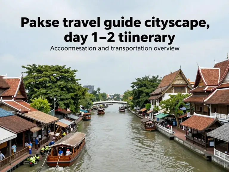 Day 1–2 in Pakse: Best Things to Do, Where to Stay, and How to Get Around