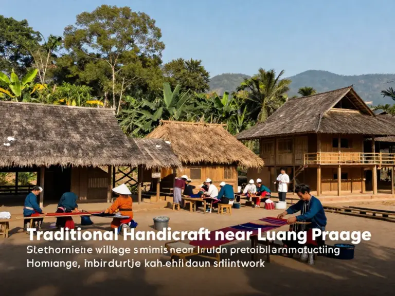 Handicraft Villages Around Luang Prabang: Discover Traditional Weaving, Natural Dyeing, and Silverwork