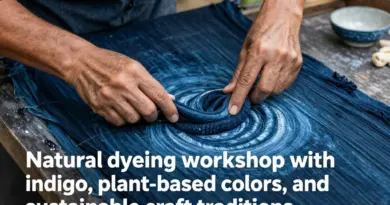 Exploring Natural Dyeing Workshops: Indigo, Plant-Based Colors, and Sustainable Craft Traditions