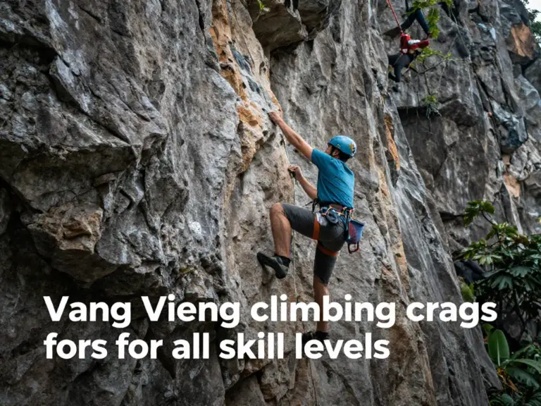 H2: Top Crags in Vang Vieng for Beginners, Intermediates, and Advanced Climbers