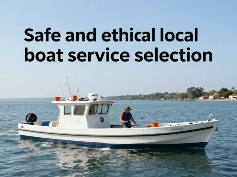 How to Choose the Right Local Boat Service for a Safe and Ethical Journey