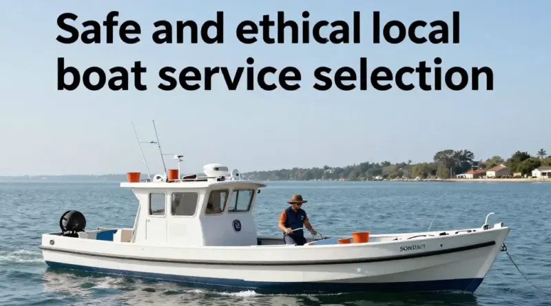 How to Choose the Right Local Boat Service for a Safe and Ethical Journey