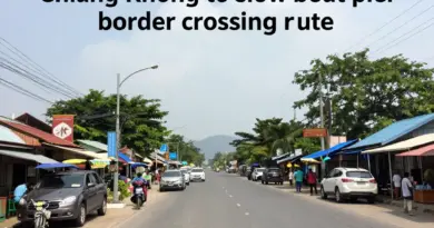 How to Get from Chiang Khong to the Slow Boat Pier and Cross the Border