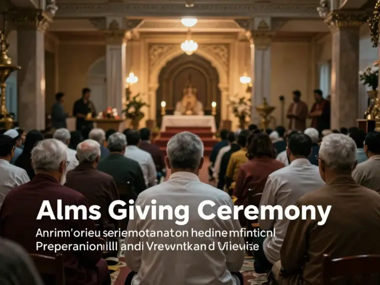 How to Prepare and Where to Observe the Alms Giving Ceremony