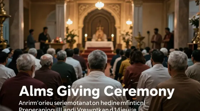 How to Prepare and Where to Observe the Alms Giving Ceremony