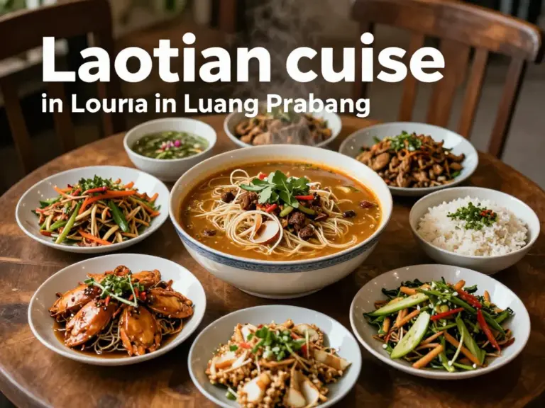 Lao Cuisine in Luang Prabang: A Complete Guide to Or Lam, Khao Soi, and Must-Try Local Dishes