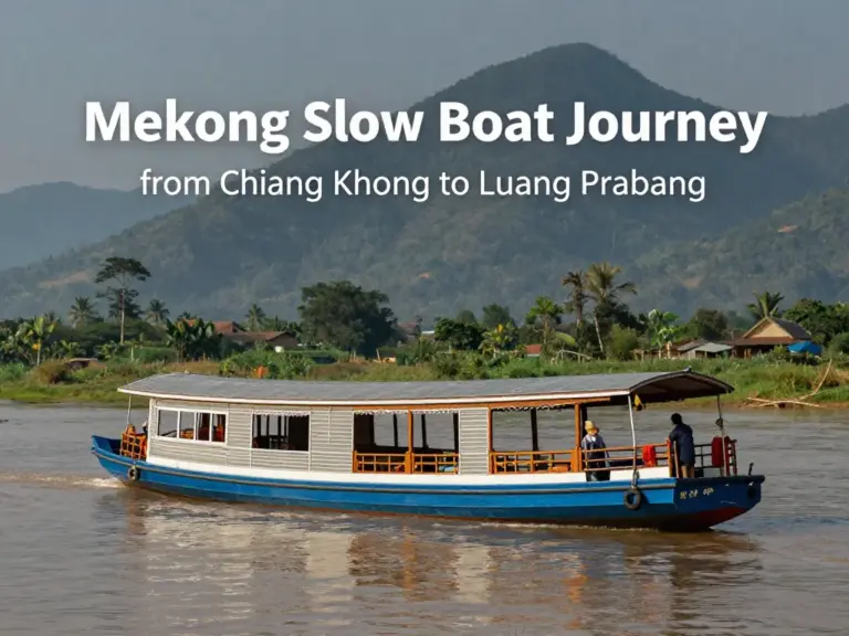 Mekong Slow Boat Route: Chiang Khong to Luang Prabang—A Complete Guide for First-Time Travelers