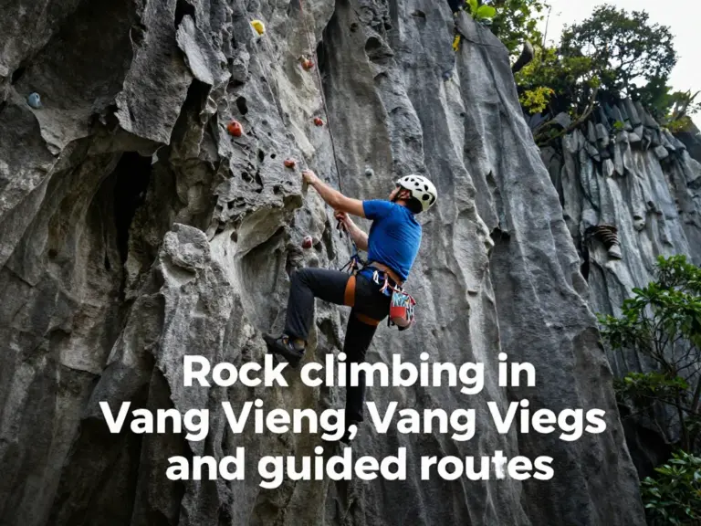 Rock Climbing in Vang Vieng: Top Crags, Routes, and Trusted Guide Services