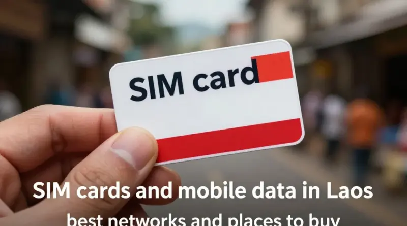 SIM Cards and Data in Laos: Best Networks and Where to Buy
