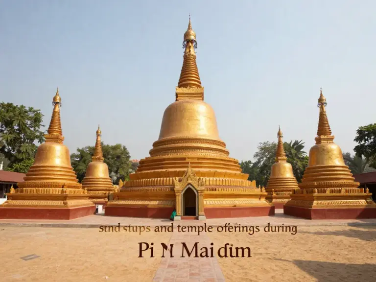 Sand Stupas and Temple Offerings: The Spiritual Rituals Behind Pi Mai Celebrations