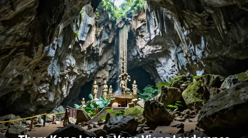 What Makes Tham Kong Lor and Vang Vieng Unique Caving Destinations?