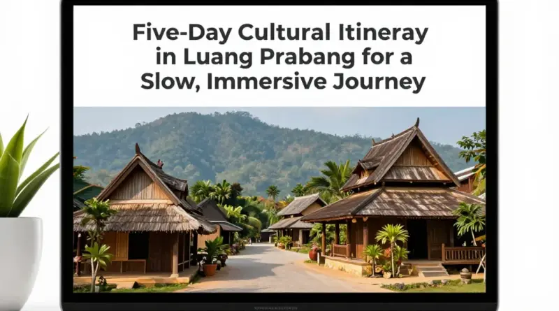 A 5-Day Cultural Itinerary in Luang Prabang for a Slower, Deeper Trip