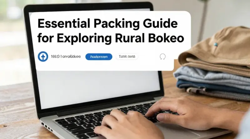 Essential Packing Guide for Exploring Rural Bokeo