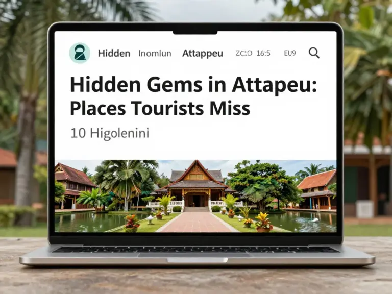 Hidden Gems in Attapeu: 10 Places Most Tourists Miss