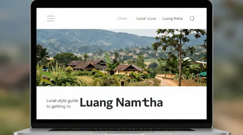 How to Get to Luang Namtha Like a Local