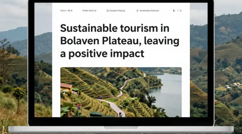 Sustainable Tourism in Bolaven Plateau: How to Leave a Positive Impact