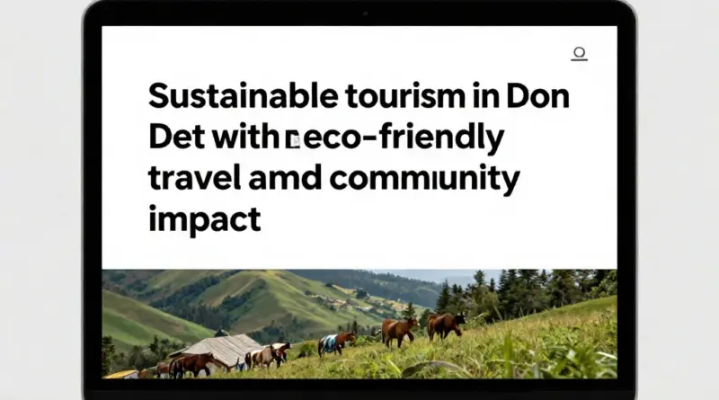Sustainable Tourism in Don Det: How to Leave a Positive Impact