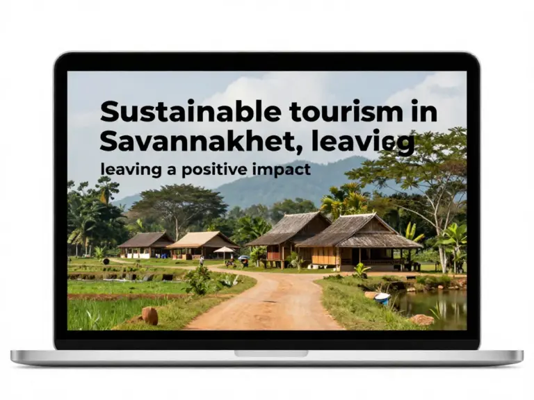 Sustainable Tourism in Savannakhet: How to Leave a Positive Impact